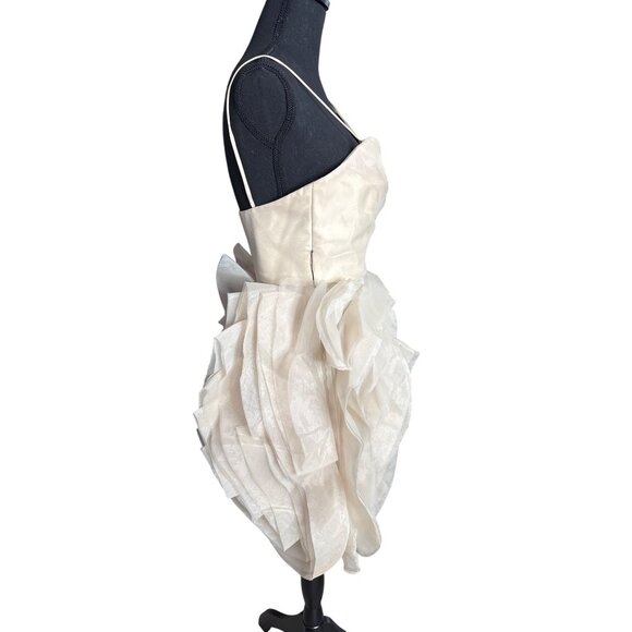 Elegant Cream Wedding Dress - Picture 3 of 10